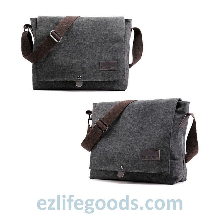 Multi Function Canvas Messenger Shoulder Bag for Men