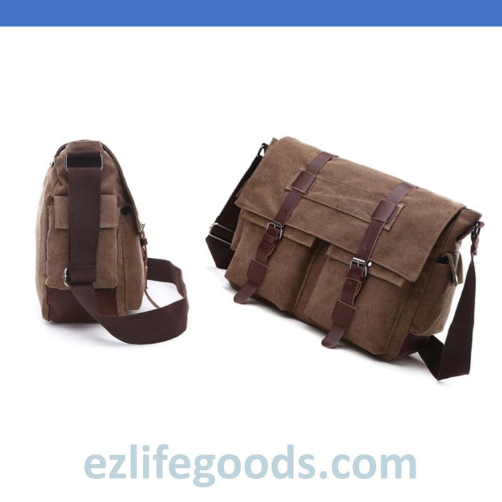 EZLIFEGOODS-Stylish Large Capacity Messenger Bag