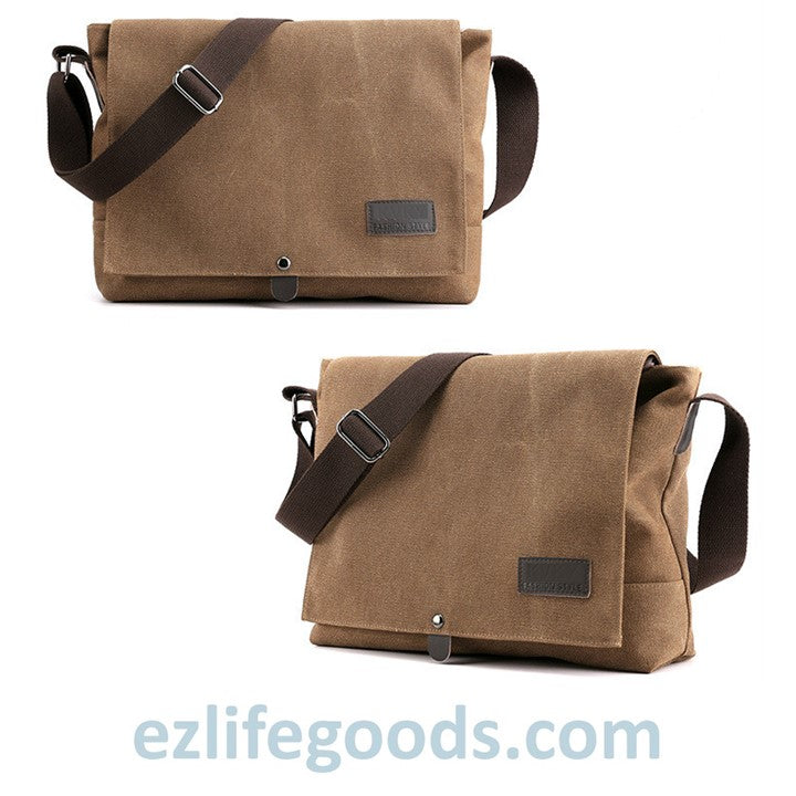 Multi Function Canvas Messenger Shoulder Bag for Men