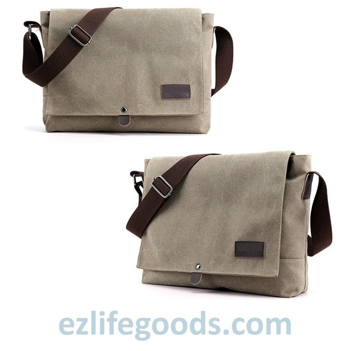 Multi Function Canvas Messenger Shoulder Bag for Men