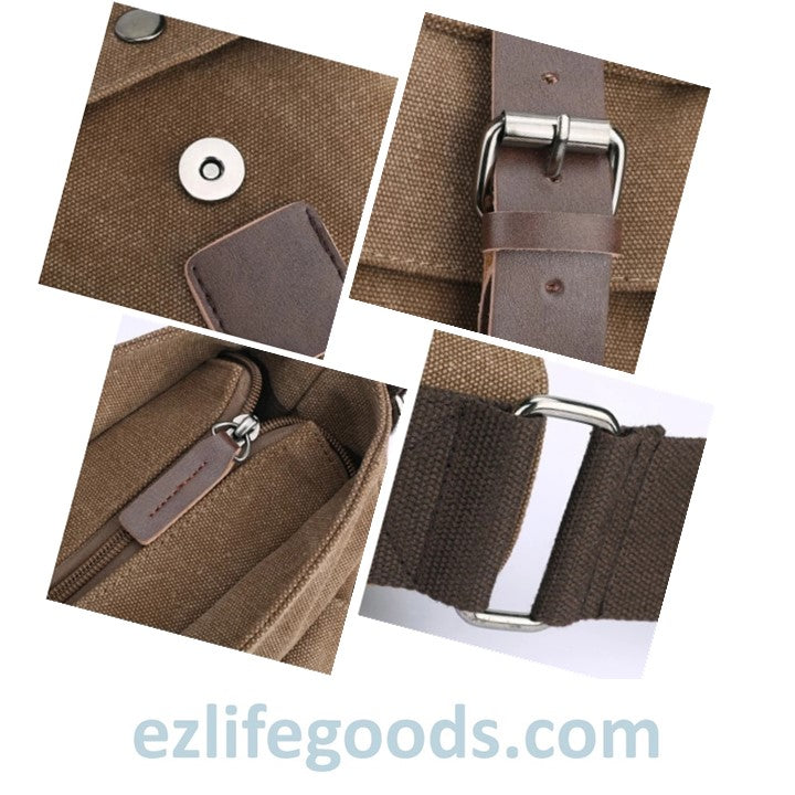 EZLIFEGOODS-Stylish Large Capacity Messenger Bag