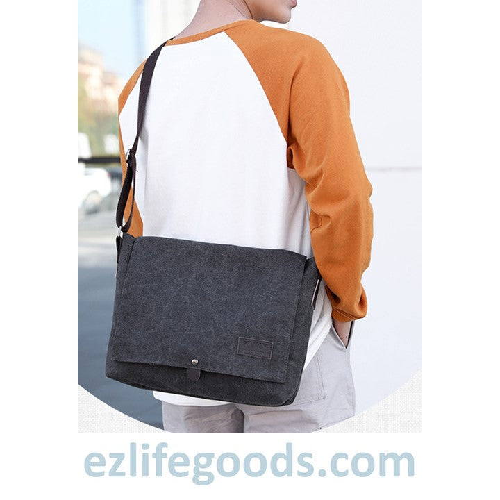 Multi Function Canvas Messenger Shoulder Bag for Men