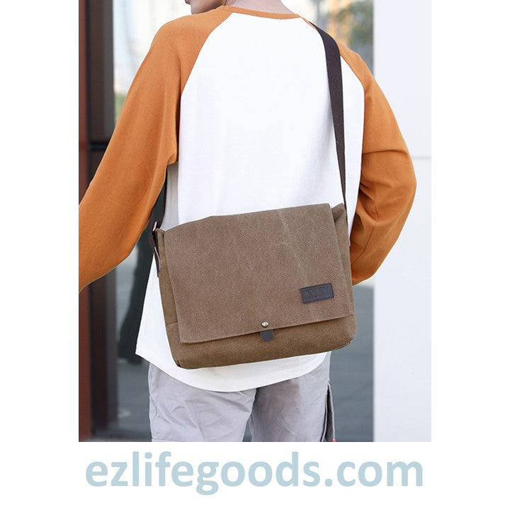 Multi Function Canvas Messenger Shoulder Bag for Men