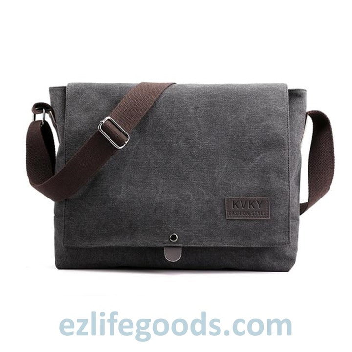 Multi Function Canvas Messenger Shoulder Bag for Men