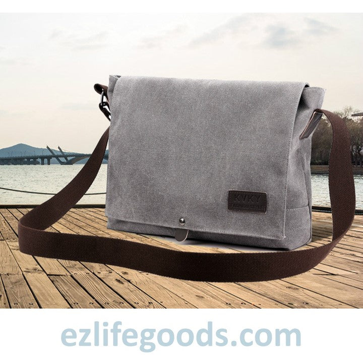 Multi Function Canvas Messenger Shoulder Bag for Men