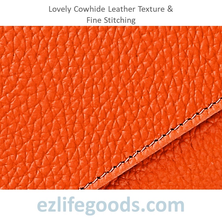 EZLIFEGOODS-RFID Long Wallet, Genuine Leather Zipper Wallet for Women with Many Cardholders, Phone Wallet Purse 