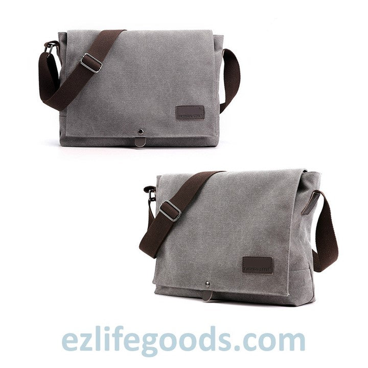 Multi Function Canvas Messenger Shoulder Bag for Men